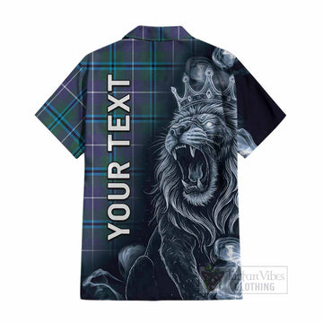 Sandilands Tartan Cotton Hawaiian Shirt Roaring Lion Heritage