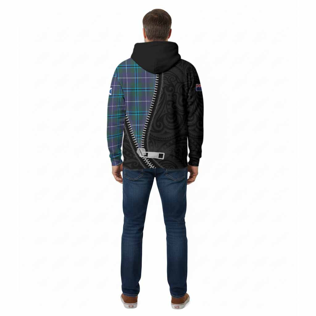 Sandilands Tartan Cotton Hoodie New Zealand Pattern Unique Zipper Stylized