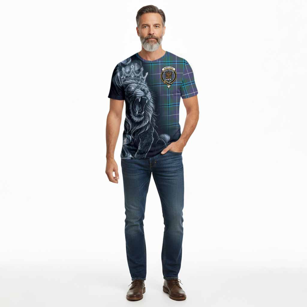Sandilands Tartan Cotton T-shirt Roaring Lion Heritage