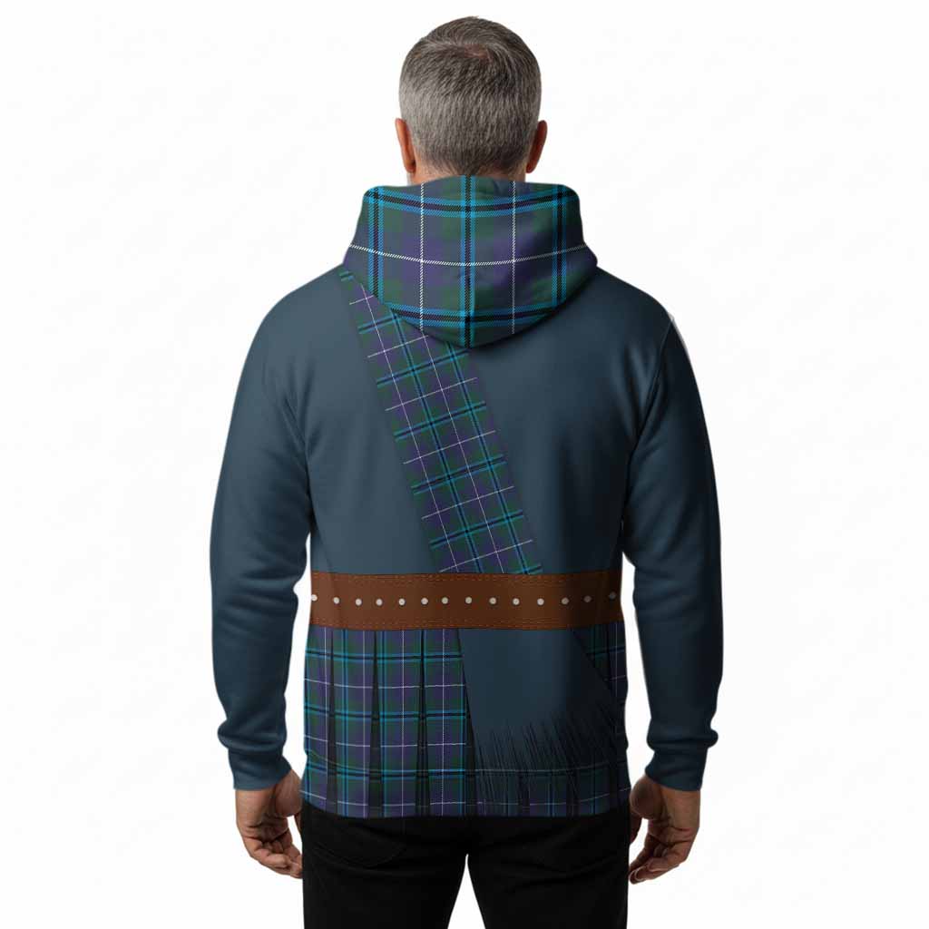 Sandilands Tartan Crest Hoodie Kilt Costume Style
