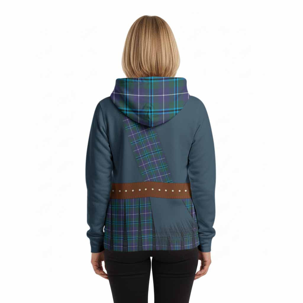 Sandilands Tartan Crest Hoodie Kilt Costume Style