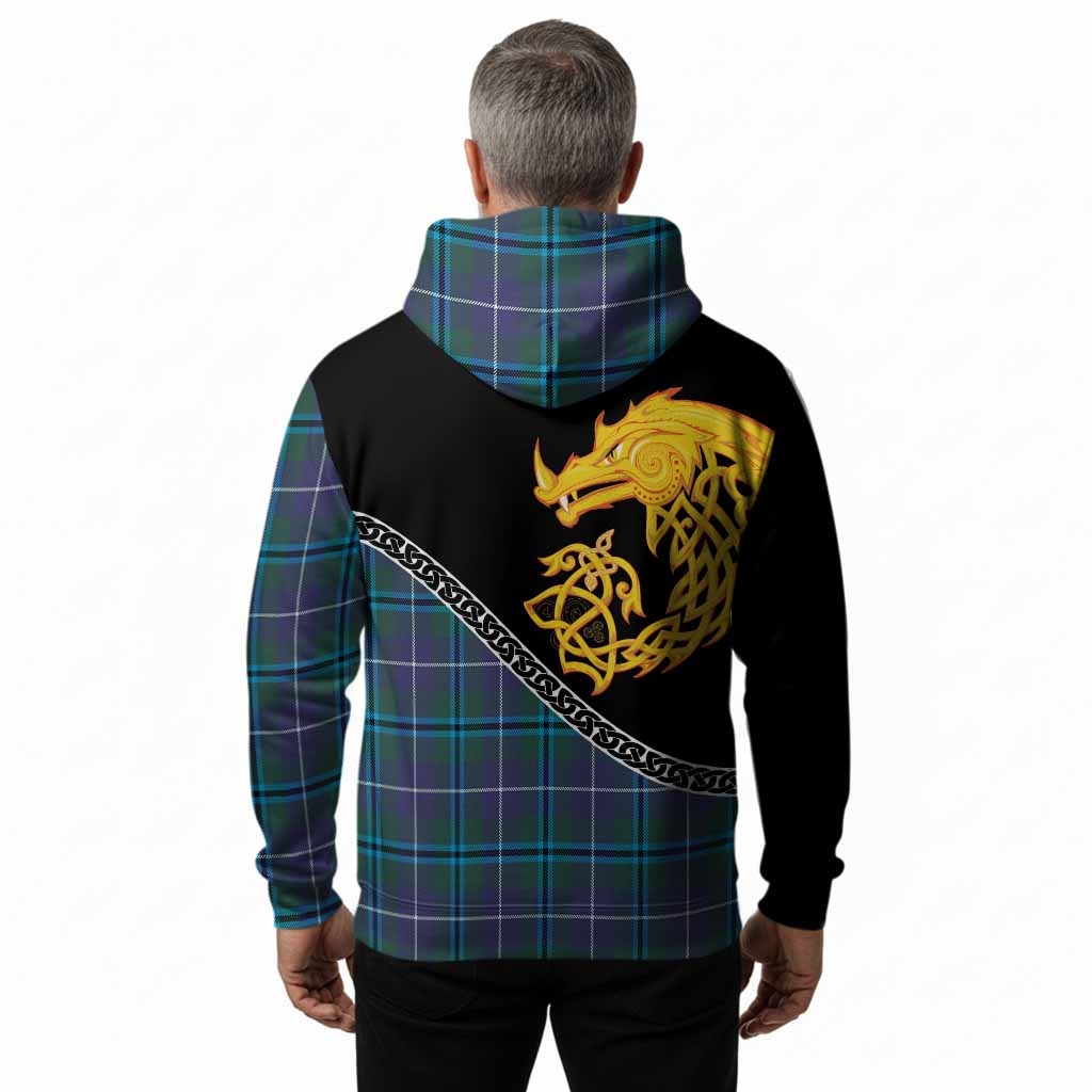 Sandilands Tartan Crest Hoodie Legendary Dragon Knot Half Style