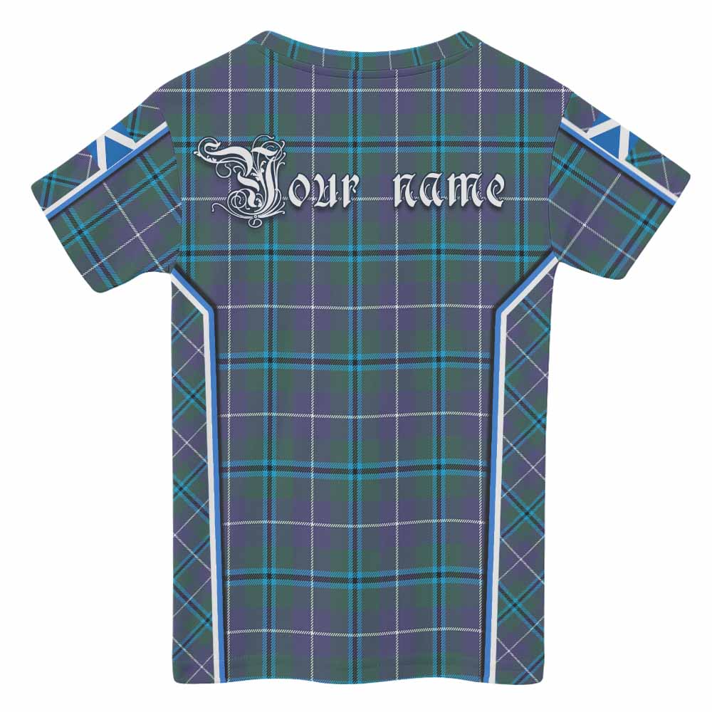 Sandilands Tartan Crest Kid T-shirt Scotland Coat of Arm Flag Style - Tartan Vibes Clothing
