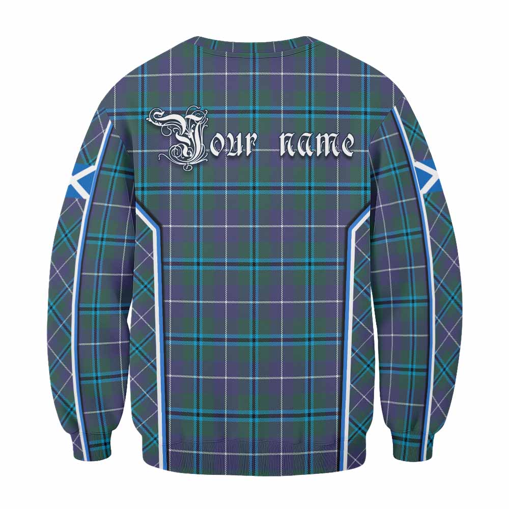 Sandilands Tartan Crest Sweatshirt Scotland Coat of Arm Flag Style - Tartan Vibes Clothing