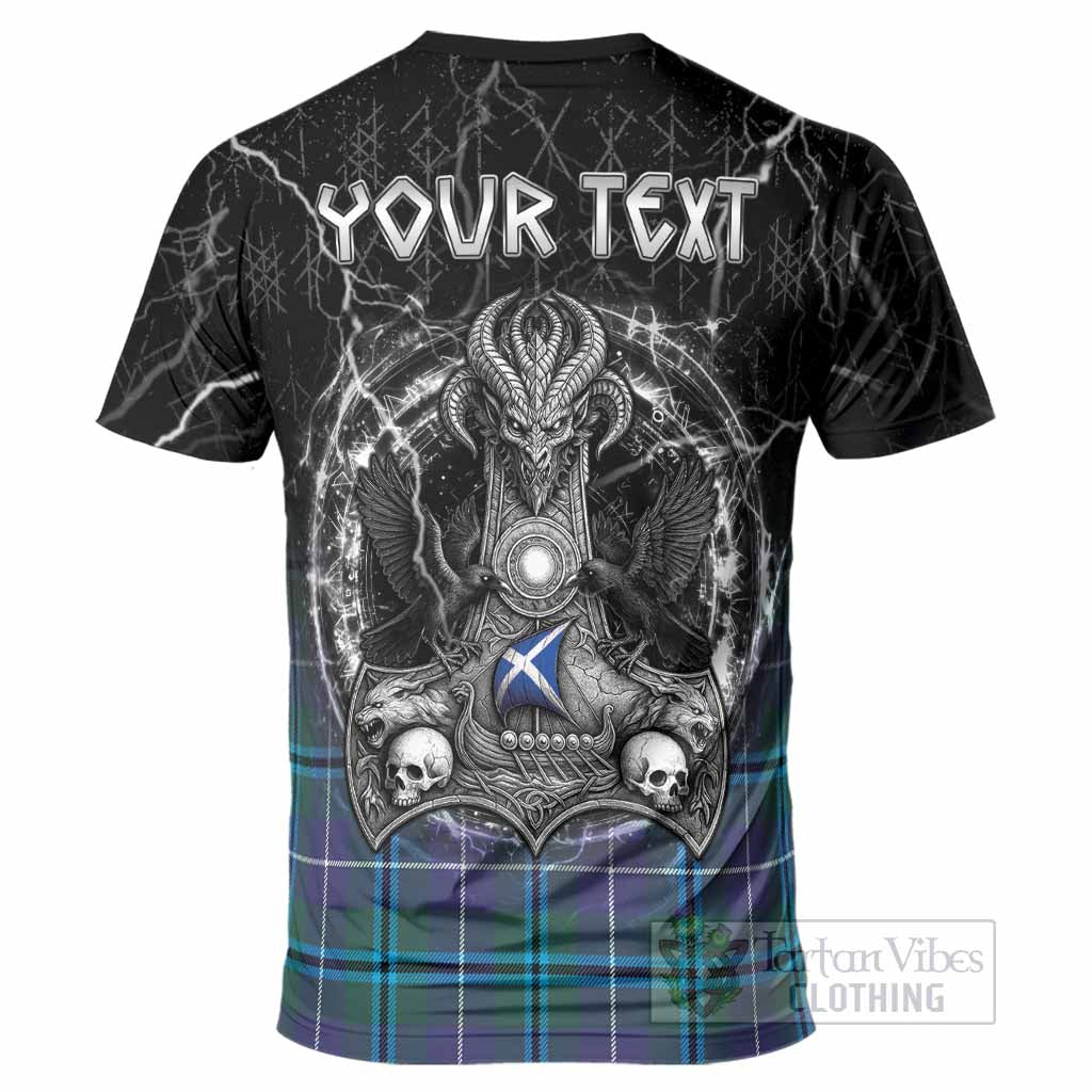 Sandilands Tartan Crest T-Shirt Celtic Odin's Raven Legacy