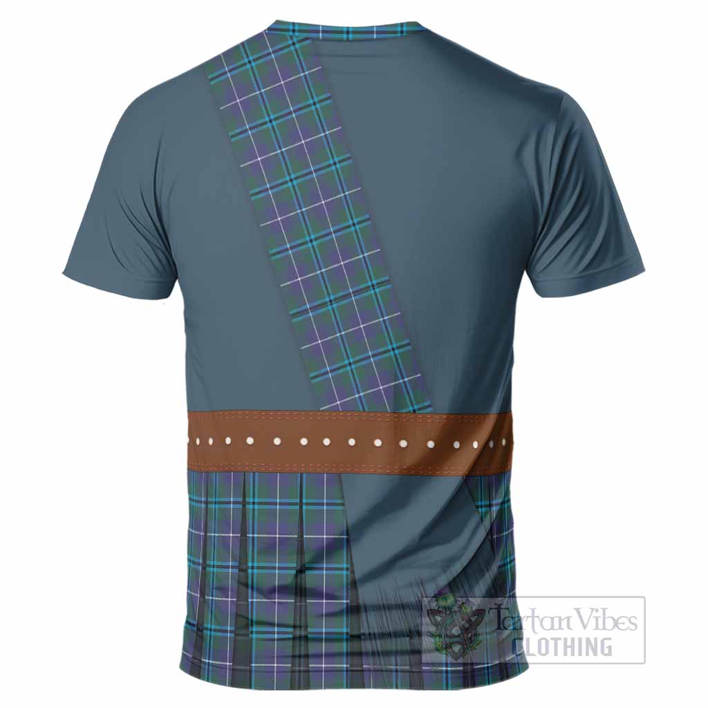 Sandilands Tartan Crest T-Shirt Kilt Costume Style
