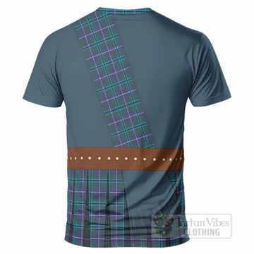 Sandilands Tartan Crest T-Shirt Kilt Costume Style