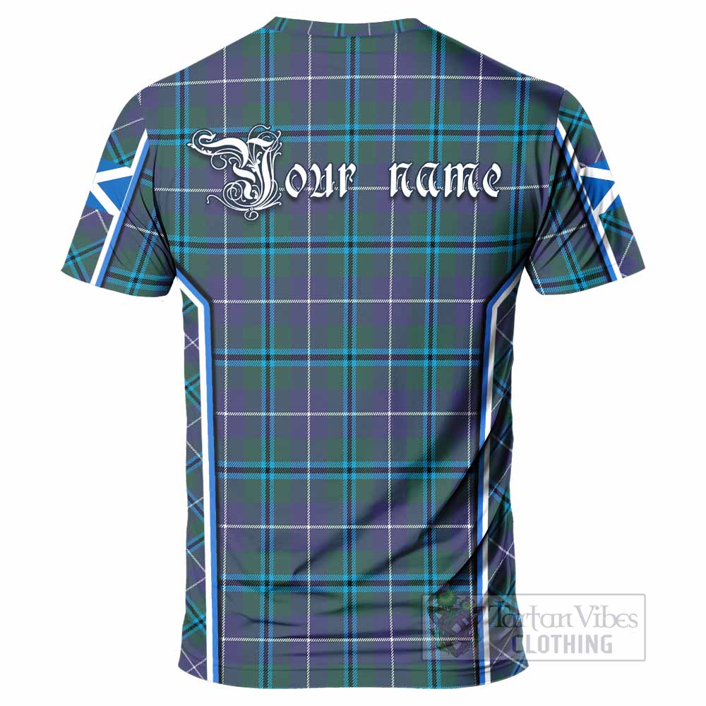 Sandilands Tartan Crest T-shirt Scotland Coat of Arm Flag Style - Tartan Vibes Clothing