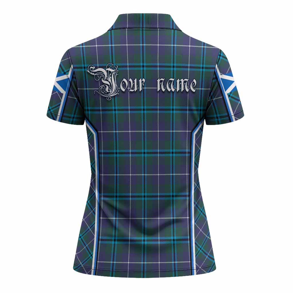 Sandilands Tartan Crest Women's Polo Shirt Scotland Coat of Arm Flag Style - Tartan Vibes Clothing