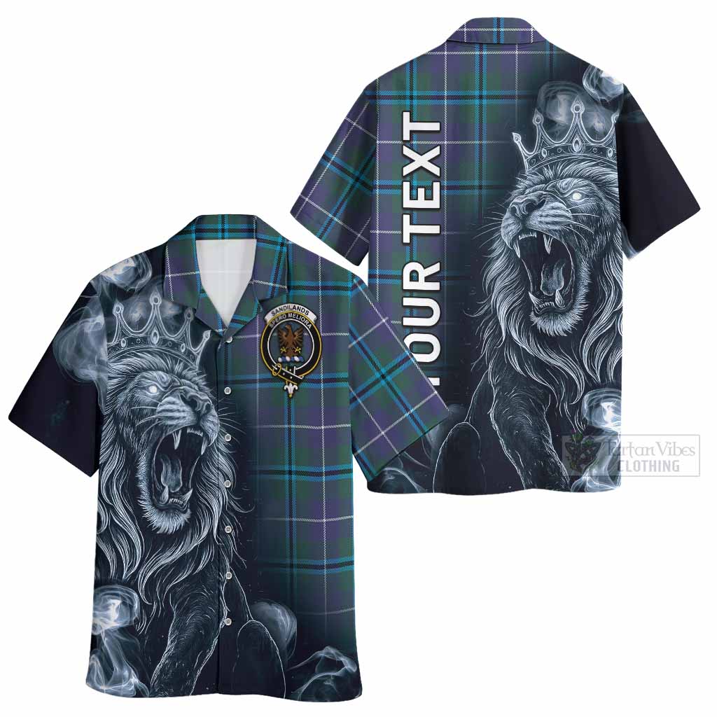 Sandilands Tartan Hawaiian Shirt Roaring Lion Heritage