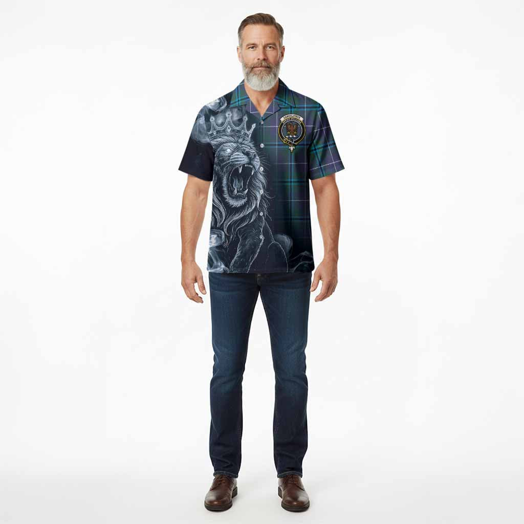 Sandilands Tartan Hawaiian Shirt Roaring Lion Heritage