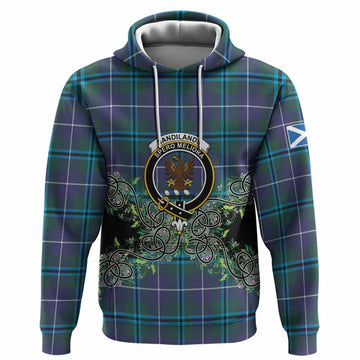 Sandilands Tartan Hoodie Thistle Scottish Spirit
