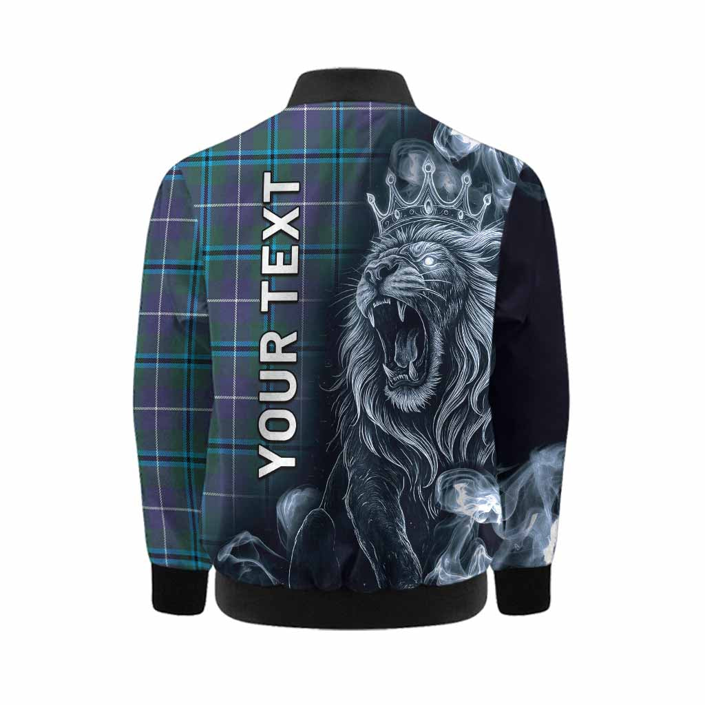 Sandilands Tartan Kid Bomber Jacket Roaring Lion Heritage