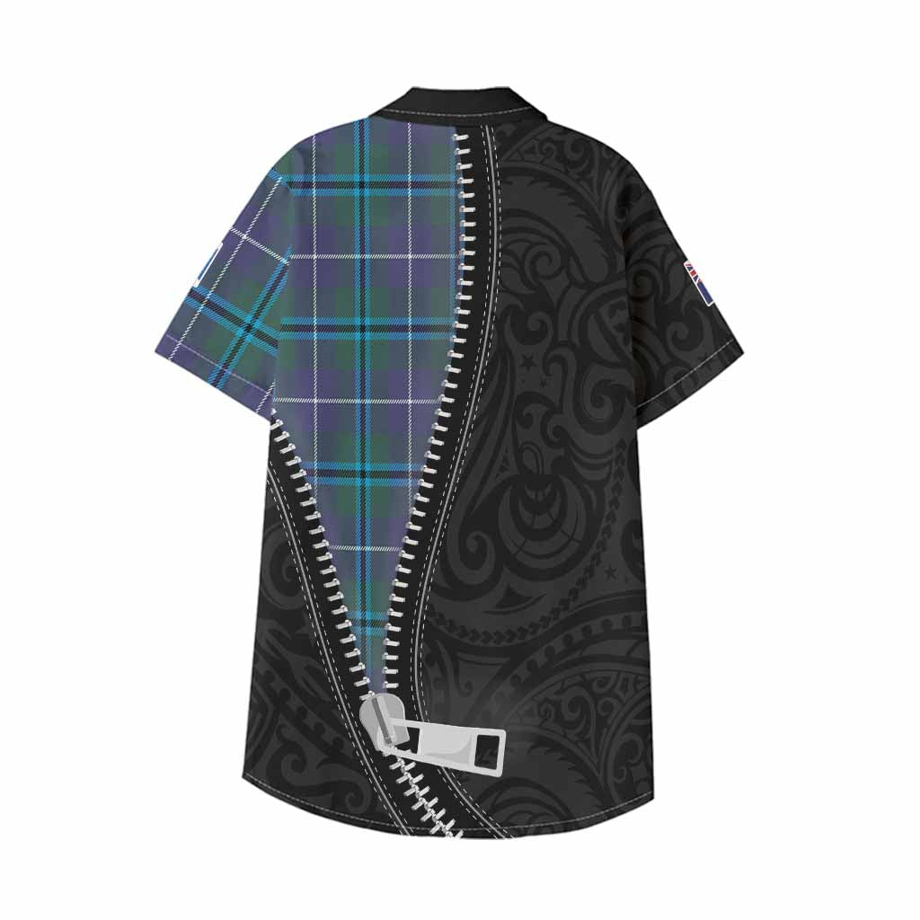 Sandilands Tartan Kid Hawaiian Shirt New Zealand Pattern Unique Zipper Stylized