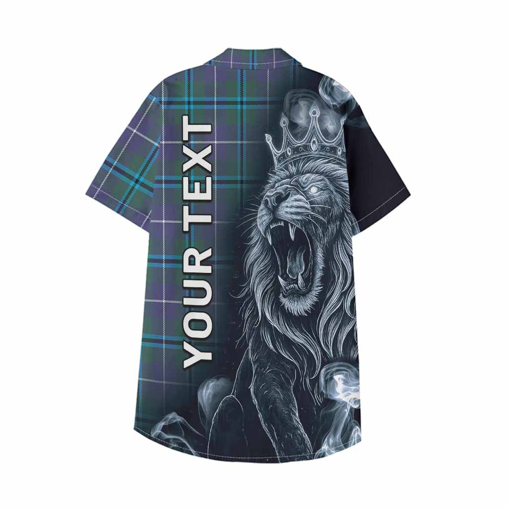 Sandilands Tartan Kid Hawaiian Shirt Roaring Lion Heritage