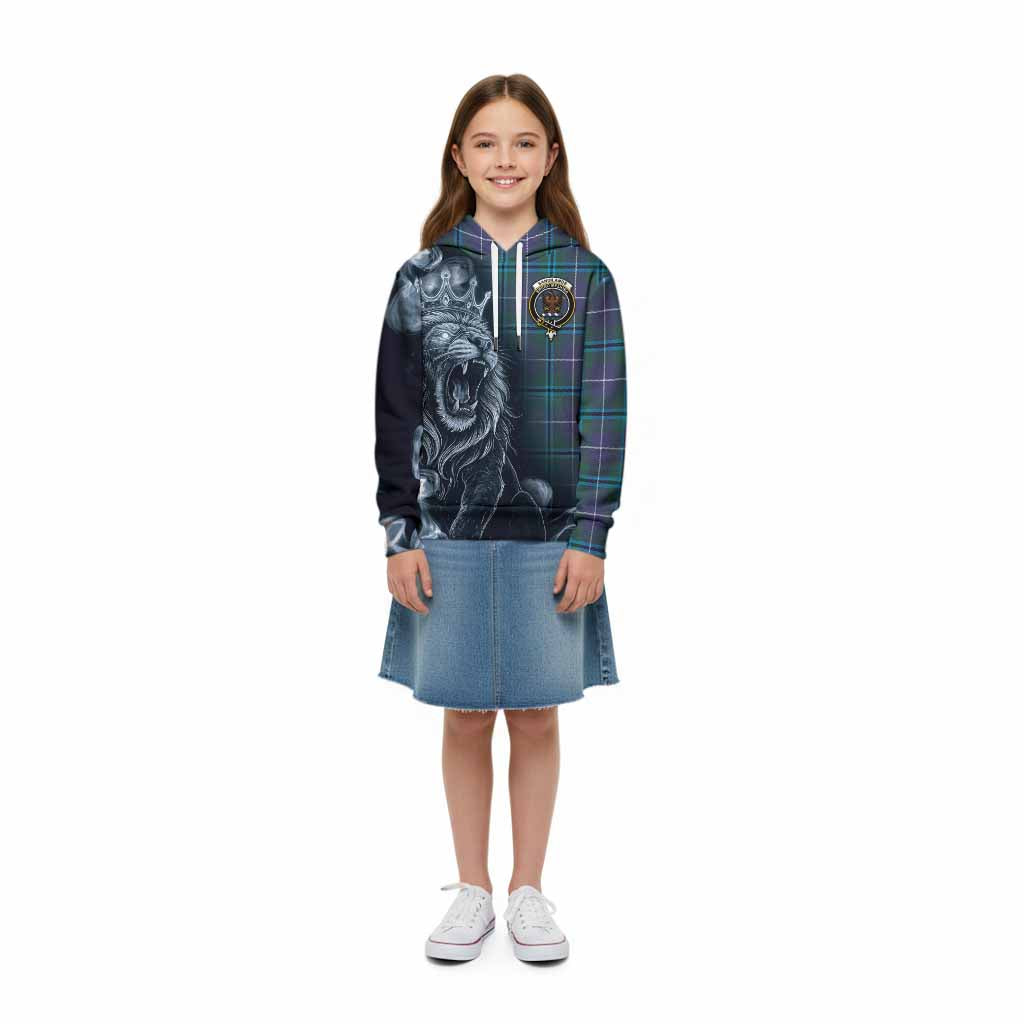 Sandilands Tartan Kid Hoodie Roaring Lion Heritage