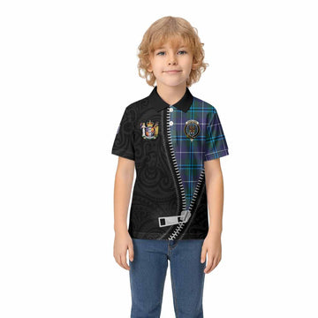 Sandilands Tartan Kid Polo Shirt New Zealand Pattern Unique Zipper Stylized