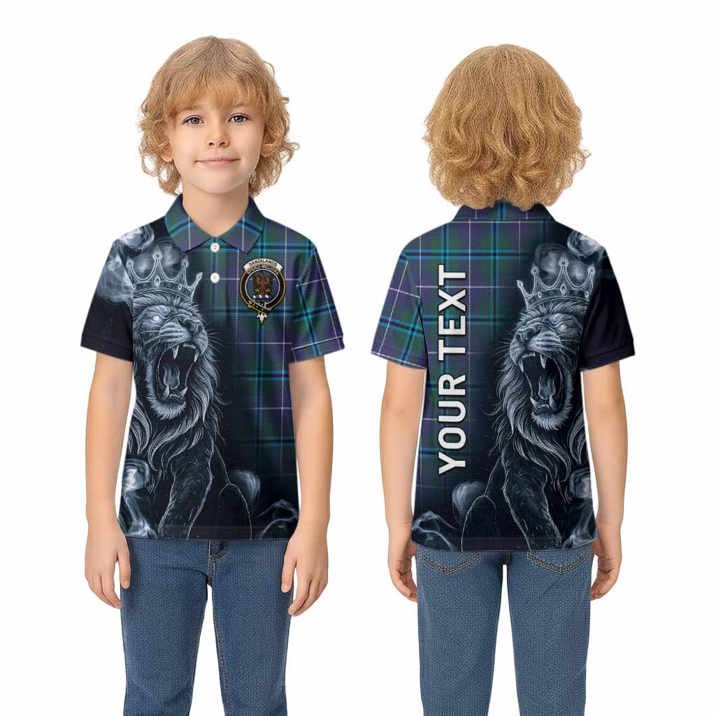 Sandilands Tartan Kid Polo Shirt Roaring Lion Heritage