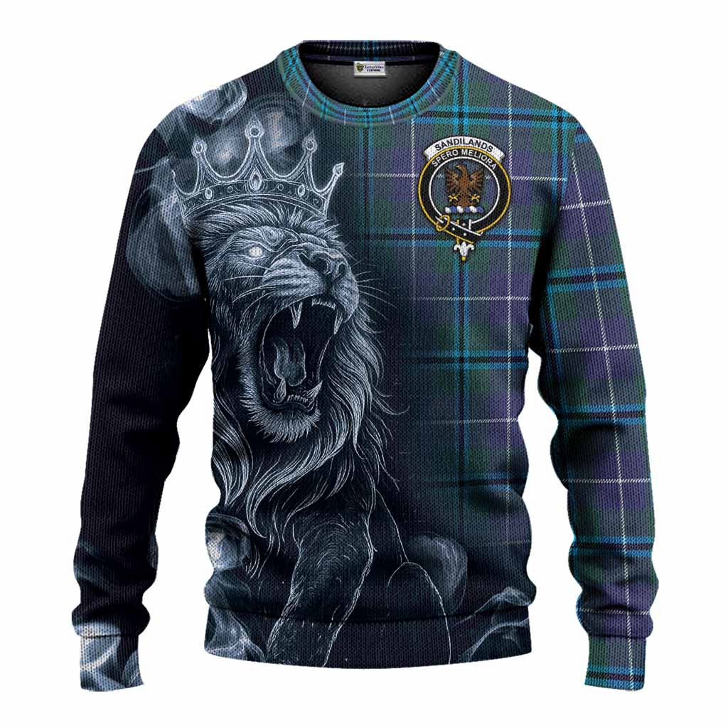 Sandilands Tartan Knitted Sweater Roaring Lion Heritage