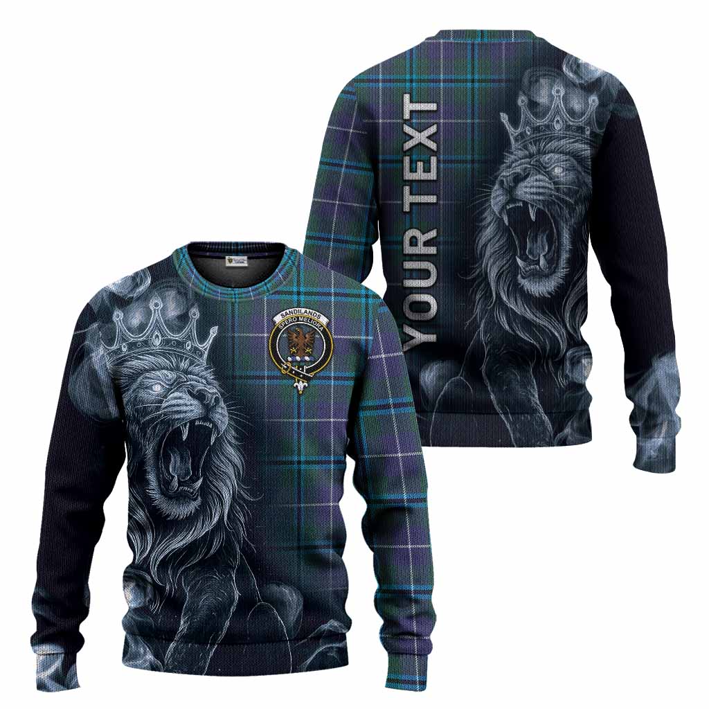 Sandilands Tartan Knitted Sweater Roaring Lion Heritage