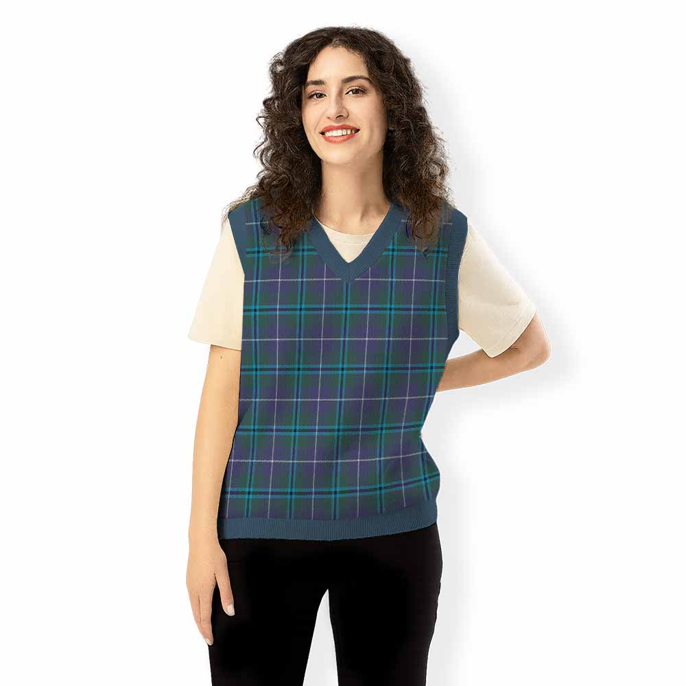 Sandilands Tartan Knitted V-Neck Vest - Tartan Vibes Clothing