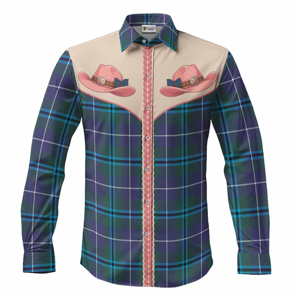 Sandilands Tartan Long Sleeve Button Shirts Wee Coo Cowgirl Cute Style