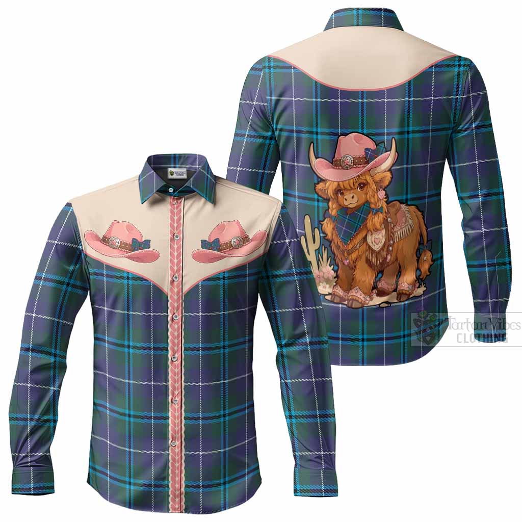 Sandilands Tartan Long Sleeve Button Shirts Wee Coo Cowgirl Cute Style