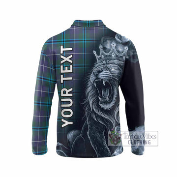 Sandilands Tartan Long Sleeve Polo Shirt Roaring Lion Heritage