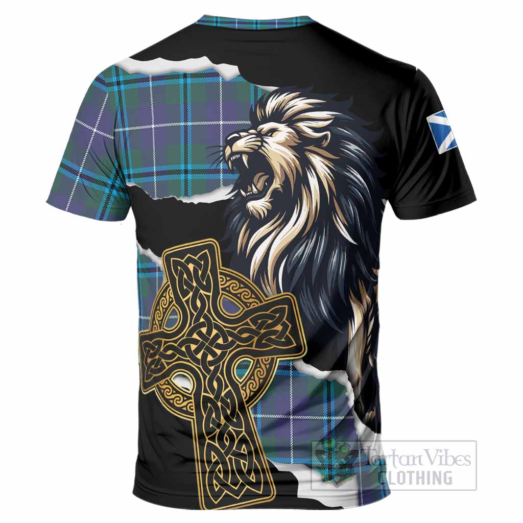 Sandilands Tartan Scottish T-Shirt Lion Celtic Heritage