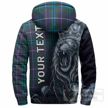 Sandilands Tartan Sherpa Hoodie Roaring Lion Heritage