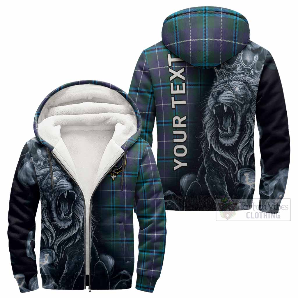 Sandilands Tartan Sherpa Hoodie Roaring Lion Heritage