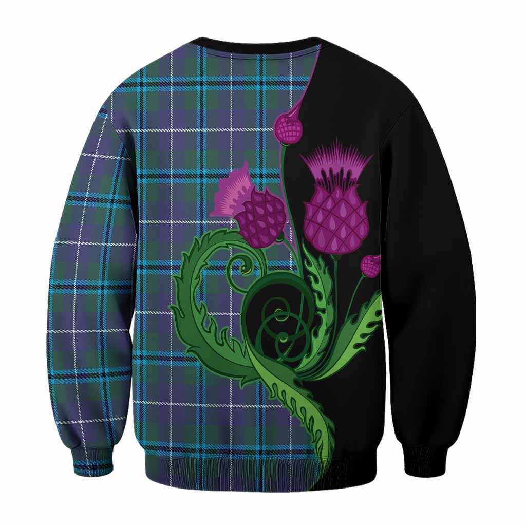 Sandilands Tartan Sweatshirt Traditional Scottish Thistle