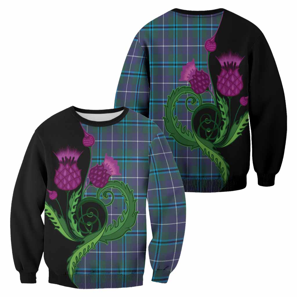 Sandilands Tartan Sweatshirt Traditional Scottish Thistle