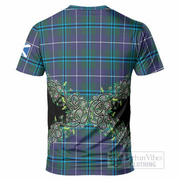Sandilands Tartan T-Shirt Thistle Scottish Spirit