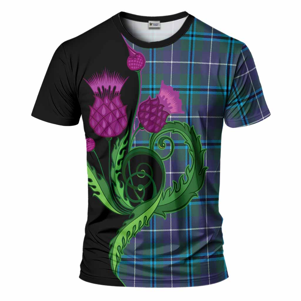 Sandilands Tartan T-Shirt Traditional Scottish Thistle