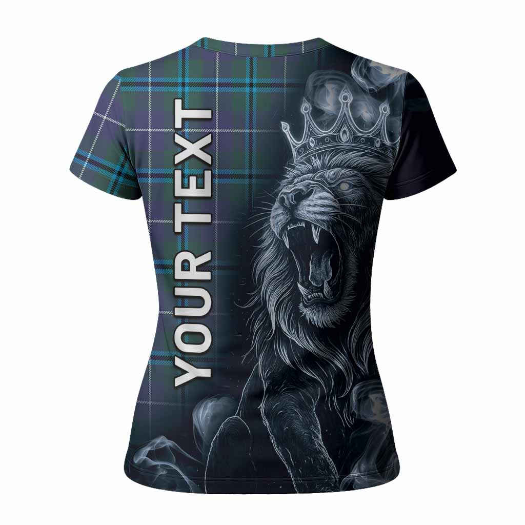 Sandilands Tartan Women T shirt Roaring Lion Heritage
