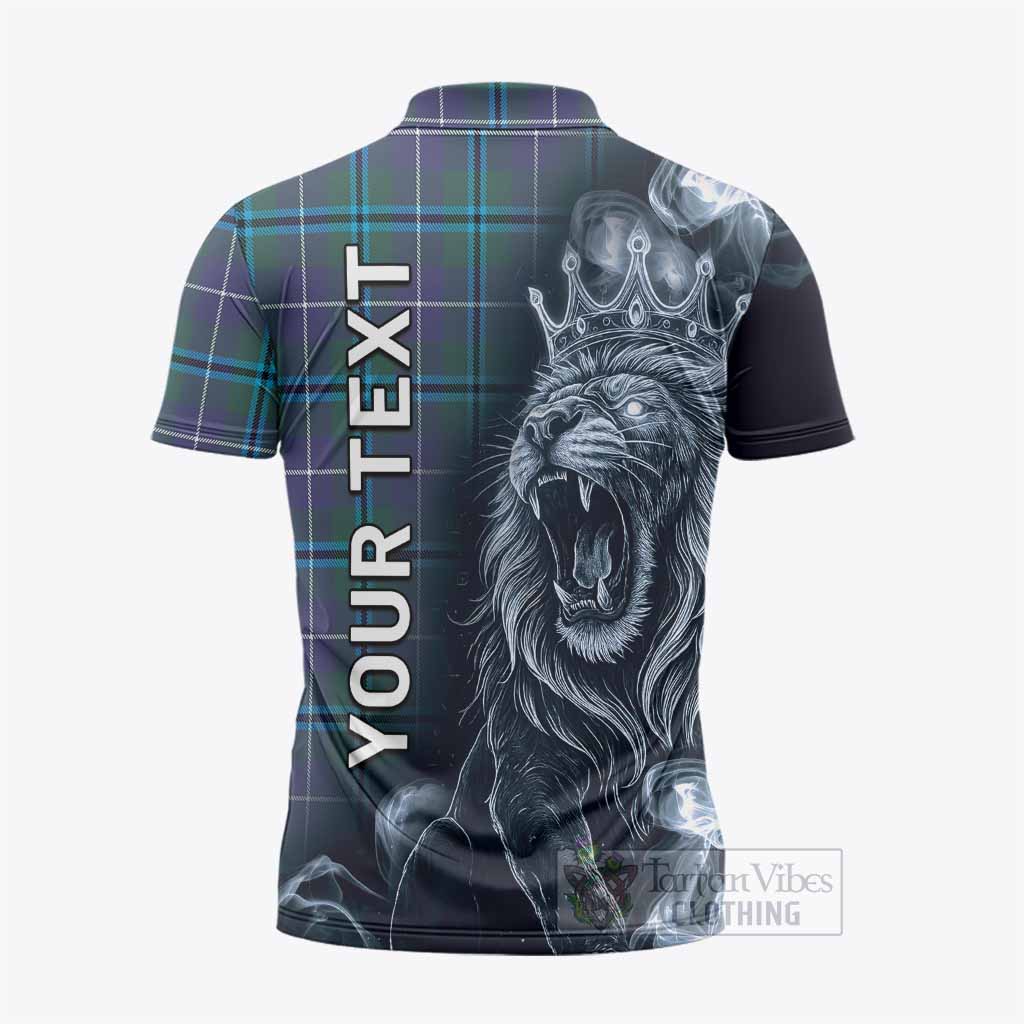 Sandilands Tartan Zipper Polo Shirt Roaring Lion Heritage