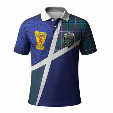 Sandilands The Scottish Football Crest Polo Shirt Lion-Tartan Army