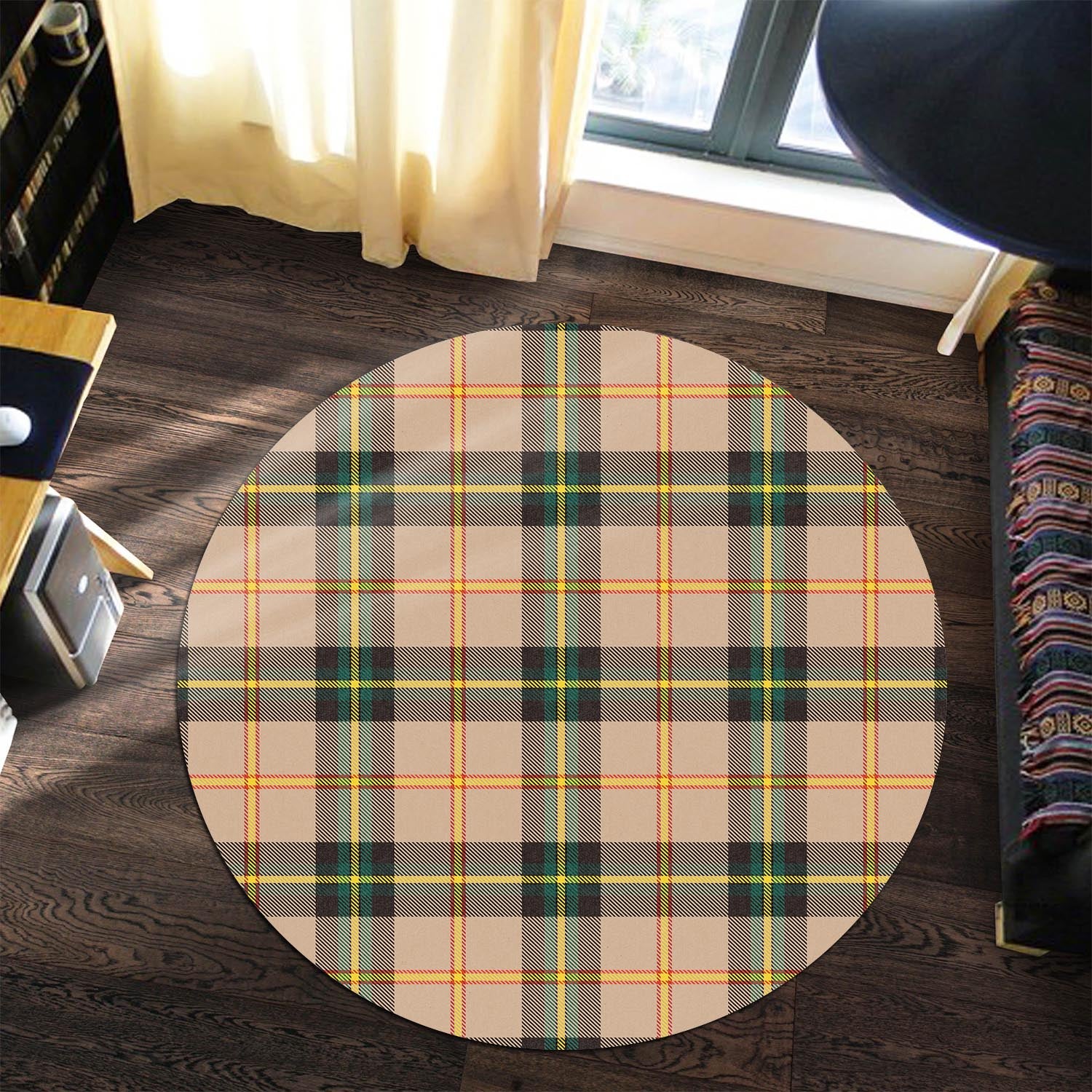 saskatchewan-province-canada-tartan-round-rug