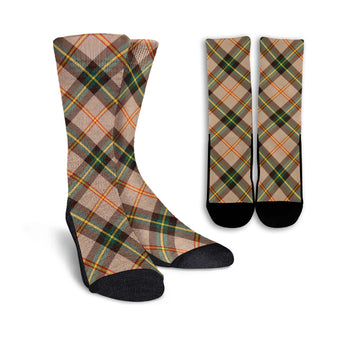 Saskatchewan Province Canada Tartan Crew Socks Cross Style