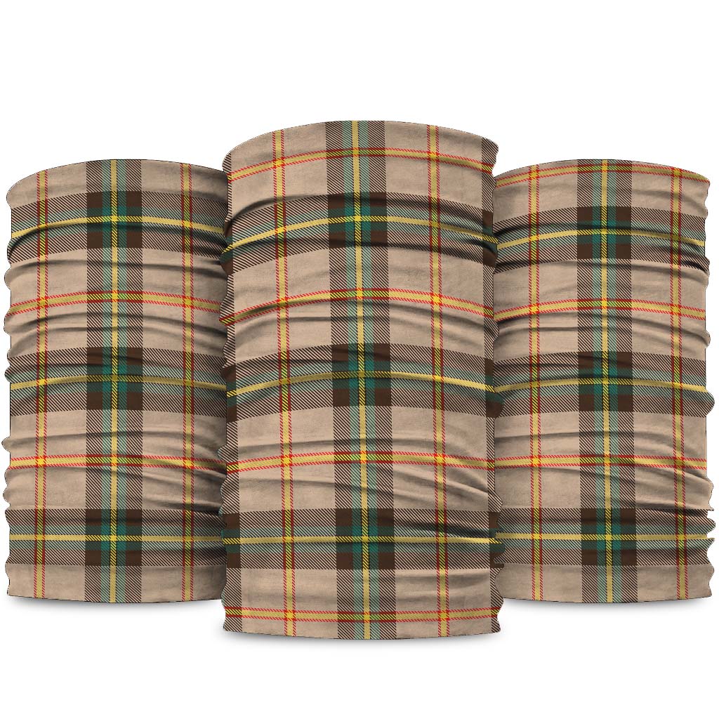Saskatchewan Province Canada Tartan Neck Gaiters, Tartan Bandanas, Tartan Head Band