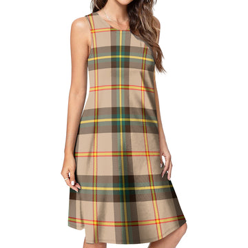 Saskatchewan Province Canada Tartan Womens Casual Dresses