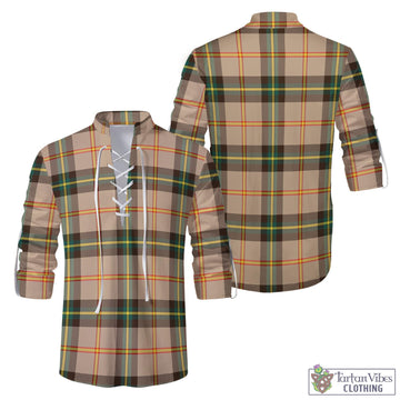Saskatchewan Province Canada Tartan Men's Scottish Traditional Jacobite Ghillie Kilt Shirt