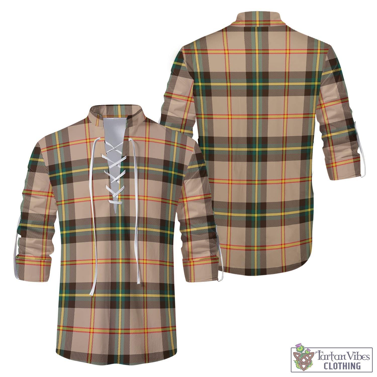 Saskatchewan Province Canada Tartan Men's Scottish Traditional Jacobite Ghillie Kilt Shirt Men - Tartan Vibes Clothing