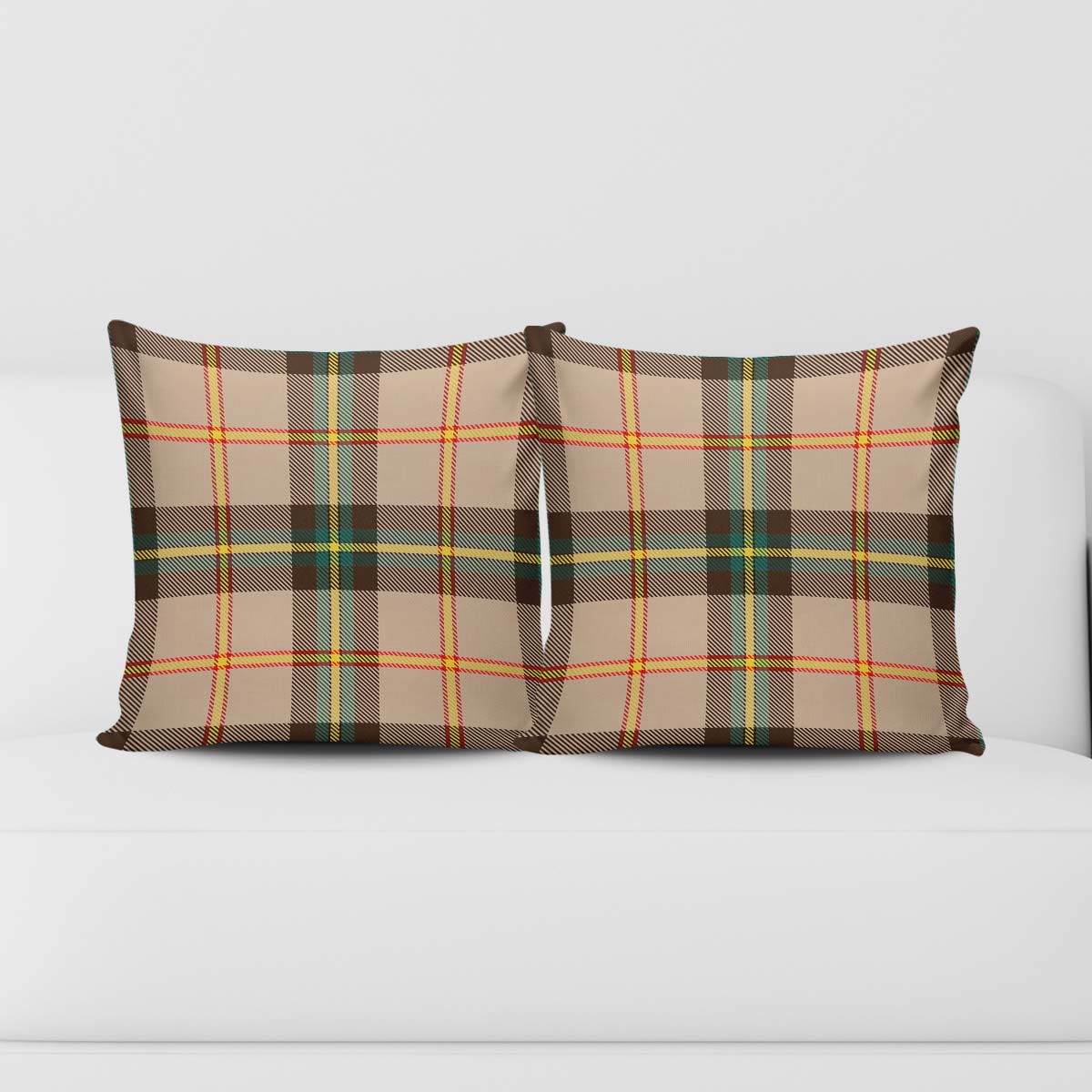 Saskatchewan Province Canada Tartan Pillow Cover Rectangle Pillow Cover 51*91cm - Tartan Vibes Clothing