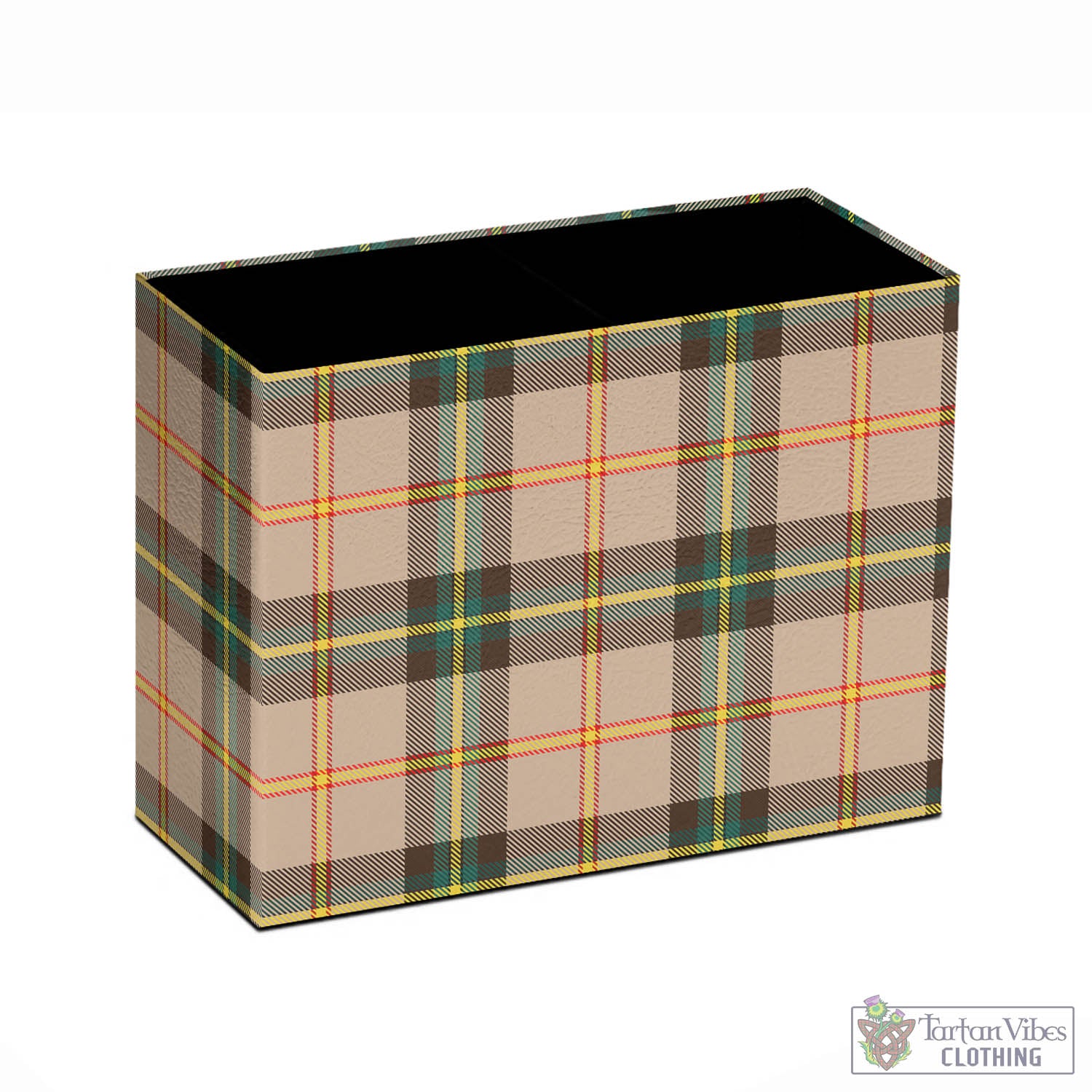Saskatchewan Province Canada Tartan Pen Holder - Tartan Vibes Clothing