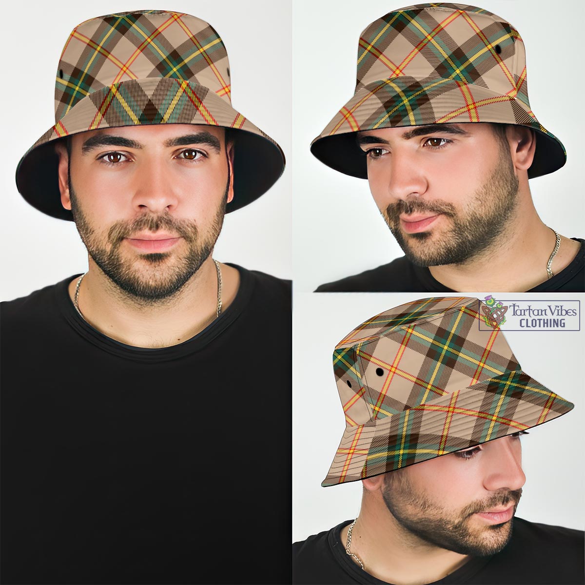 Tartan Vibes Clothing Saskatchewan Province Canada Tartan Bucket Hat