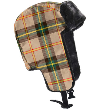 Saskatchewan Province Canada Tartan Winter Trapper Hat - Tartanvibesclothing
