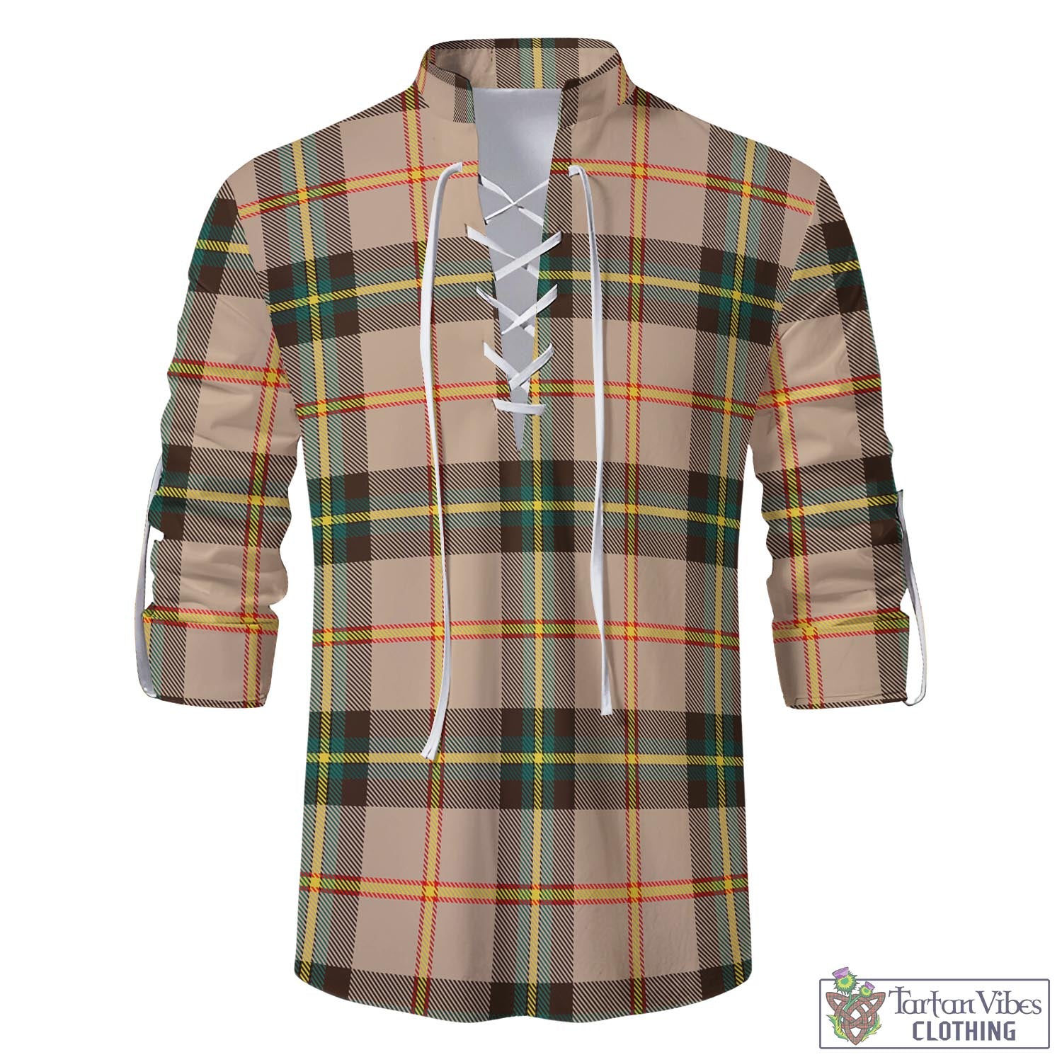 Saskatchewan Province Canada Tartan Men's Scottish Traditional Jacobite Ghillie Kilt Shirt - Tartan Vibes Clothing