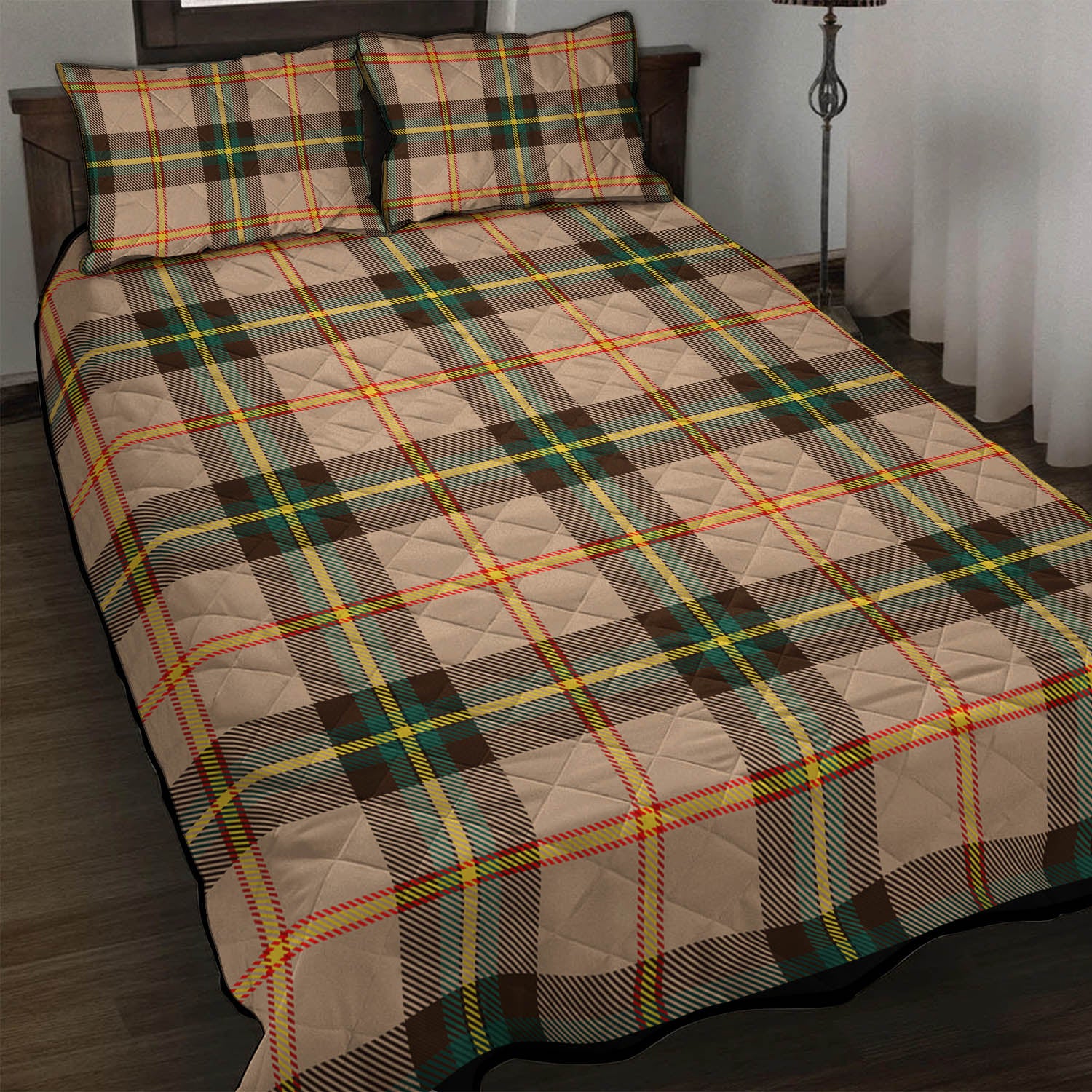 Saskatchewan Province Canada Tartan Quilt Bed Set - Tartanvibesclothing Shop